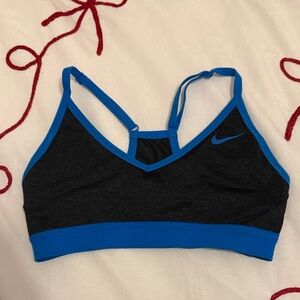 Blue and Black Nike Sports bra Size XS